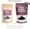 Organic Acai Berries Powder - Freeze-Dried - 50g. Brazilian Acai, Lyophilised, Raw. Extract from Açai Berry Pulp. Vegan & Vegetarian Friendly