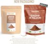 Organic Cacao Powder 35 oz. Peruvian, Natural and Pure. Made in Peru from The Theobroma Cacao Plant. Produced from Raw Cacao Beans. Source of Magnesium, Manganese and Phosphorus.